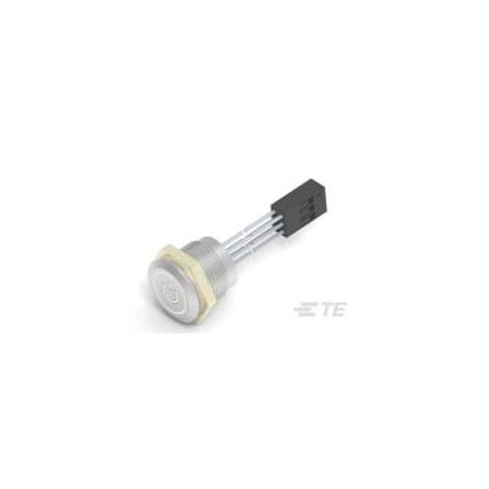Te Connectivity Pushbutton Switch, Spst, On-Off, 1A, 24Vdc, Wire Terminal, Panel Mount 2342833-3